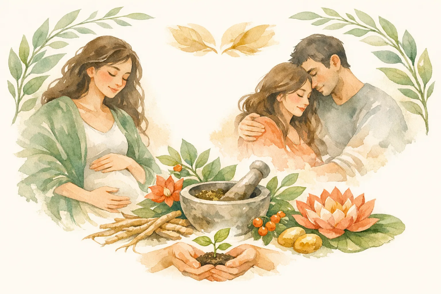Editorial illustration for Ashwagandha Fertility - What the Clinical Evidence Actually Shows