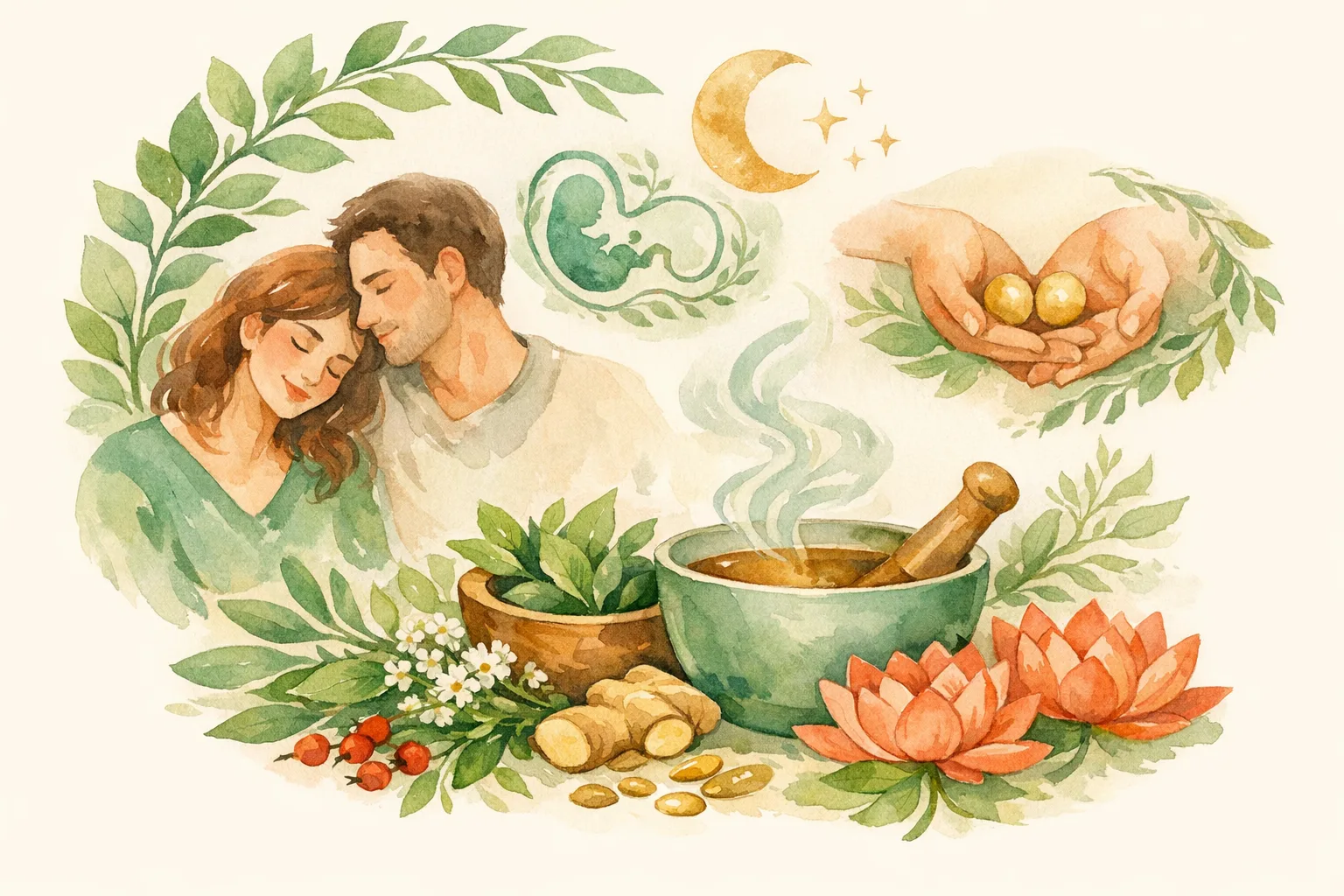 Editorial illustration for Fertility Tea - What the Research Actually Says